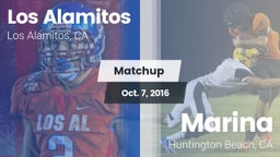 Matchup: Los Alamitos High vs. Marina  2016