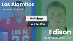 Matchup: Los Alamitos High vs. Edison  2016