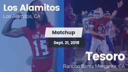 Matchup: Los Alamitos High vs. Tesoro  2018