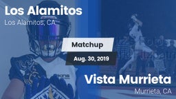 Matchup: Los Alamitos High vs. Vista Murrieta  2019