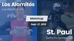 Matchup: Los Alamitos High vs. St. Paul  2019