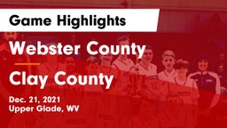 Webster County  vs Clay County  Game Highlights - Dec. 21, 2021
