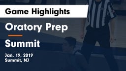 Oratory Prep  vs Summit  Game Highlights - Jan. 19, 2019