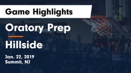 Oratory Prep  vs Hillside  Game Highlights - Jan. 22, 2019