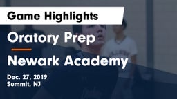 Oratory Prep  vs Newark Academy Game Highlights - Dec. 27, 2019