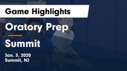 Oratory Prep  vs Summit  Game Highlights - Jan. 3, 2020