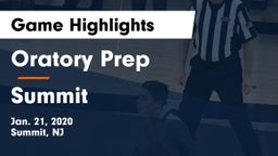 Oratory Prep  vs Summit Game Highlights - Jan. 21, 2020