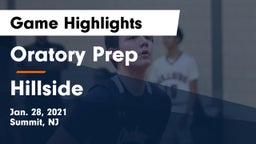 Oratory Prep  vs Hillside  Game Highlights - Jan. 28, 2021