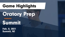 Oratory Prep  vs Summit  Game Highlights - Feb. 8, 2021