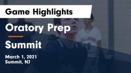 Oratory Prep  vs Summit  Game Highlights - March 1, 2021
