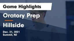 Oratory Prep  vs Hillside  Game Highlights - Dec. 21, 2021