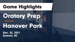 Oratory Prep  vs Hanover Park  Game Highlights - Dec. 23, 2021