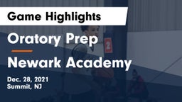 Oratory Prep  vs Newark Academy Game Highlights - Dec. 28, 2021