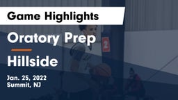 Oratory Prep  vs Hillside  Game Highlights - Jan. 25, 2022