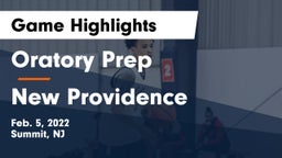 Oratory Prep  vs New Providence  Game Highlights - Feb. 5, 2022