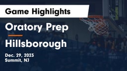 Oratory Prep  vs Hillsborough  Game Highlights - Dec. 29, 2023