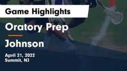 Oratory Prep  vs Johnson  Game Highlights - April 21, 2022