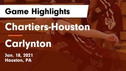 Chartiers-Houston  vs Carlynton  Game Highlights - Jan. 18, 2021