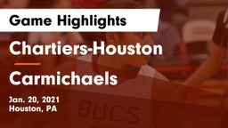 Chartiers-Houston  vs Carmichaels  Game Highlights - Jan. 20, 2021