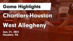 Chartiers-Houston  vs West Allegheny  Game Highlights - Jan. 21, 2021