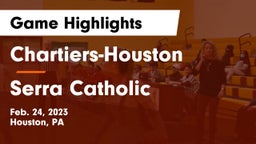 Chartiers-Houston  vs Serra Catholic  Game Highlights - Feb. 24, 2023