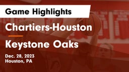 Chartiers-Houston  vs Keystone Oaks  Game Highlights - Dec. 28, 2023