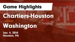 Chartiers-Houston  vs Washington  Game Highlights - Jan. 4, 2024