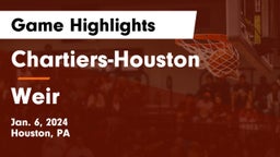Chartiers-Houston  vs Weir  Game Highlights - Jan. 6, 2024