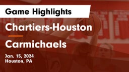 Chartiers-Houston  vs Carmichaels  Game Highlights - Jan. 15, 2024