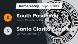 Recap: South Pasadena  vs. Santa Clarita Grizzlies 2017