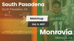 Matchup: South Pasadena High vs. Monrovia  2017