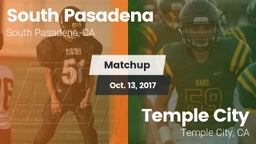 Matchup: South Pasadena High vs. Temple City  2017