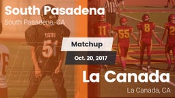 Matchup: South Pasadena High vs. La Canada  2017