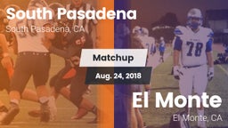 Matchup: South Pasadena High vs. El Monte  2018