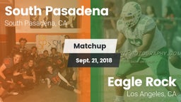 Matchup: South Pasadena High vs. Eagle Rock  2018
