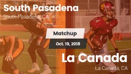 Matchup: South Pasadena High vs. La Canada  2018