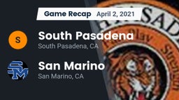 Recap: South Pasadena  vs. San Marino  2021