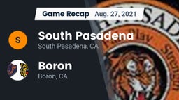 Recap: South Pasadena  vs. Boron  2021