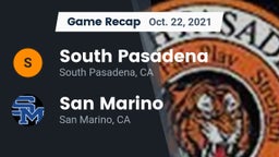 Recap: South Pasadena  vs. San Marino  2021