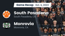 Recap: South Pasadena  vs. Monrovia  2023