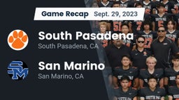 Recap: South Pasadena  vs. San Marino  2023