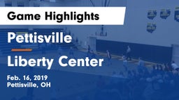 Pettisville  vs Liberty Center  Game Highlights - Feb. 16, 2019