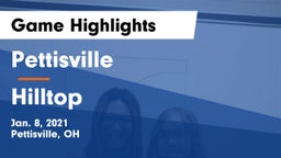 Pettisville  vs Hilltop  Game Highlights - Jan. 8, 2021