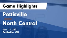 Pettisville  vs North Central  Game Highlights - Jan. 11, 2021