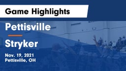 Pettisville  vs Stryker  Game Highlights - Nov. 19, 2021