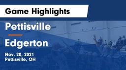 Pettisville  vs Edgerton  Game Highlights - Nov. 20, 2021