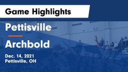 Pettisville  vs Archbold  Game Highlights - Dec. 14, 2021