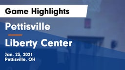 Pettisville  vs Liberty Center  Game Highlights - Jan. 23, 2021