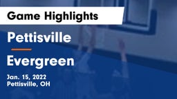 Pettisville  vs Evergreen  Game Highlights - Jan. 15, 2022