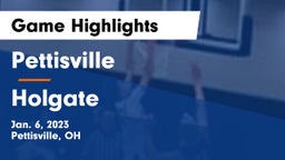 Pettisville  vs Holgate  Game Highlights - Jan. 6, 2023